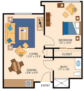 AL_Vail One Bedroom Deluxe 467 sq ft