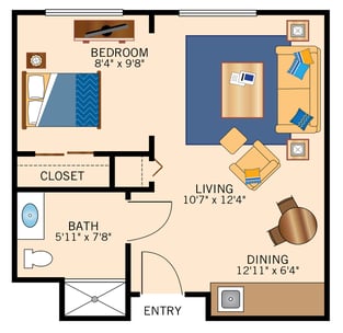 AL_Keystone Deluxe Suite 393 sq ft